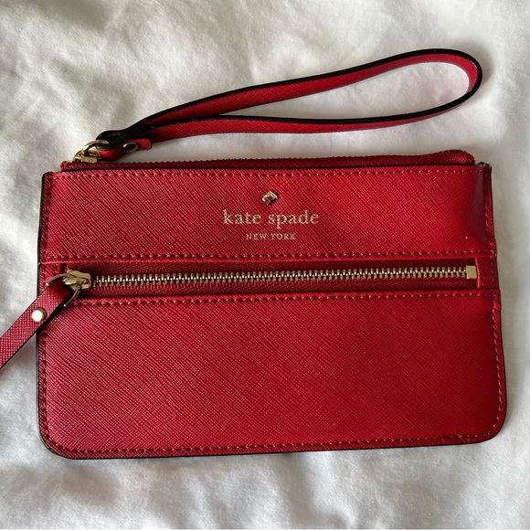 Kate Spade Red Wristlet - Picture 1 of 2